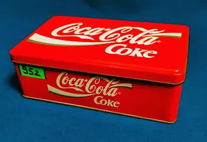 952- COCA COLA SCATOLA RETTANGOLARE IN LATTA VINTAGE RARA - Bild 1 von 15