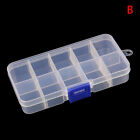 Plastic box Container Screw Holder Case Practical Compartment Jewelry Organiz J.