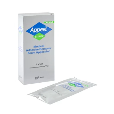 Clinimed Appeel Medical Adhesive Remover Foam Applicators 1ml x 5