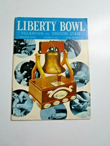 1962 Liberty Bowl Villanova v Oregon State Football Program TERRY BAKER Heisman - Picture 1 of 12