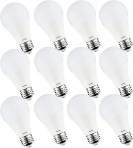 LED A19 Standard Light Bulb, 6W, 40W, 450LM, (E26) Energy Star, 5000K 12PK - Picture 1 of 2