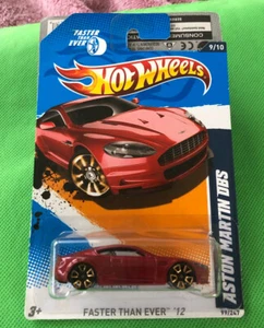 Hot Wheels Faster Than Ever '12 Series 99/247 Aston Martin DBS, Red 9/10 New - Picture 1 of 3