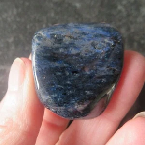 HERMOSA DUMORTIERITA (DENIM AZUL) (31,1 gramos / 32 mm) TUMBLESTONE (3) CONFIANZA - Imagen 1 de 7