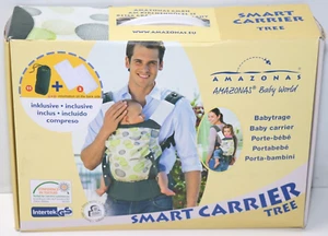 AMAZONAS Babytrage Smart Carrier Tree 0-3 Jahre bis 15 kg, Farbe: Tree/Grün - Bild 1 von 2