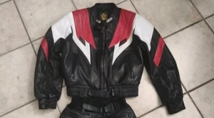 Womens Ixs Vintage 48L Motorcycle Leather Jumpsuit - Picture 1 of 18