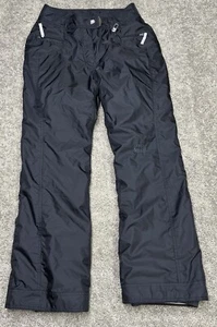 Marker Womens Black Pockets LINED Straight Leg Ski Snow Pants Size 6 (26X29) - Picture 1 of 11