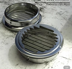 1pc Stainless Steel 6 Inch Round Air Vent Cover exhaust Hood Vent With Pet Guard - Picture 1 of 3
