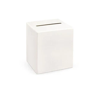 Kartenbox mit Schlitz 24x24cm Papier Geldbox für Geldgeschenke Hochzeitskarten - Bild 1 von 2