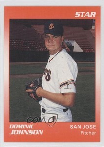 1990 Star San Jose Giants Dom Johnson Dominic Johnson #13