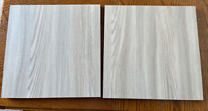 (2) Laminated Cabinet Doors 14 1/2” X 14 1/2” With Concealed Hinge Drilled Holes