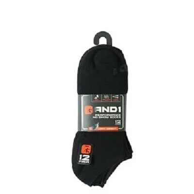 Calcetines de rendimiento ligeros de corte bajo AND1® para hombre, paquete de 12 Foto 1 de 4