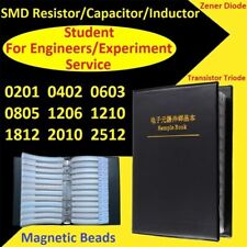 SMD Resistors/Capacitors/Inductor/Zener Diode/Transistor Triode Samples Book Kit