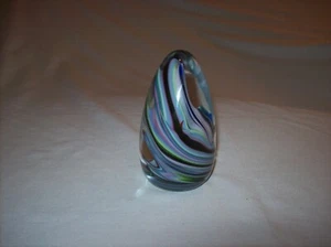 Westrom Art Glass Paperweight Artist Signed - Picture 1 of 13