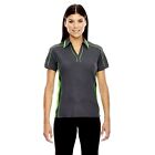 North End 78648 Ladies Gray Polyester Polo Small Work Shirt High Quality New Tag