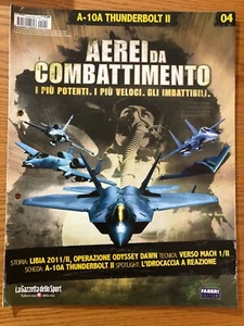 Fascicolo Booklet "Aerei da Combattimento" 04 A-10A Thunderbolt II - Picture 1 of 1