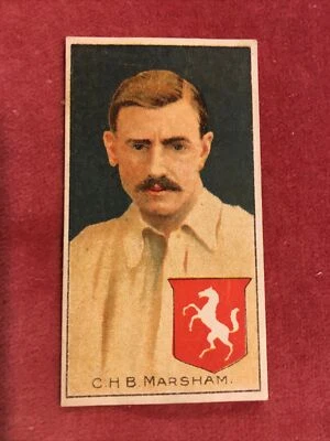 COHEN WEENEN OWNERS, JOCKEYS, FOOTBALLERS, CRICKETERS cigarette card - C MARSHAM - Image 1 of 2