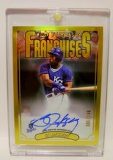 BO JACKSON #41/ 100 ON CARD AUTO GOLD FRANCHISES 2023 TOPPS FINEST
