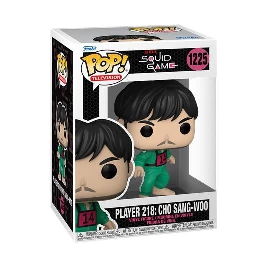 Funko Pop Television 1225 Squid Game 64798 Player 218 Cho Sang-Woo