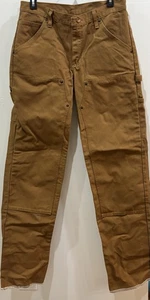 VF Imagewear Canvas Pants Utility Double Knee Workwear Carpenter Men 36 Unhemmed - Picture 1 of 17