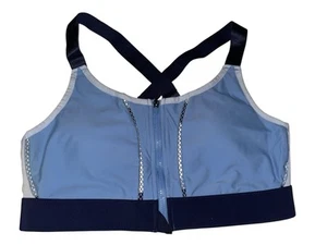 Sujetador deportivo Fabletics talla mediana Zoe alto impacto para mujer azul - Imagen 1 de 3