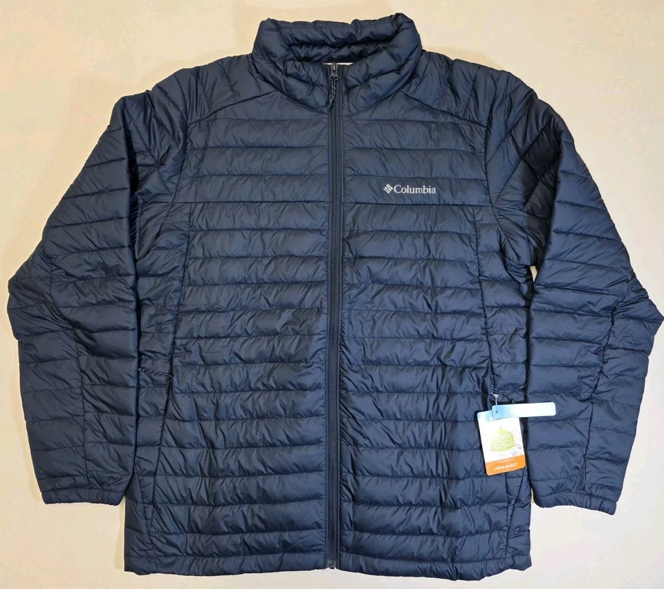 Columbia Mens Silver Falls II Insulated Synthetic Puffer Jacket - Mens Large - Image 1 of 4