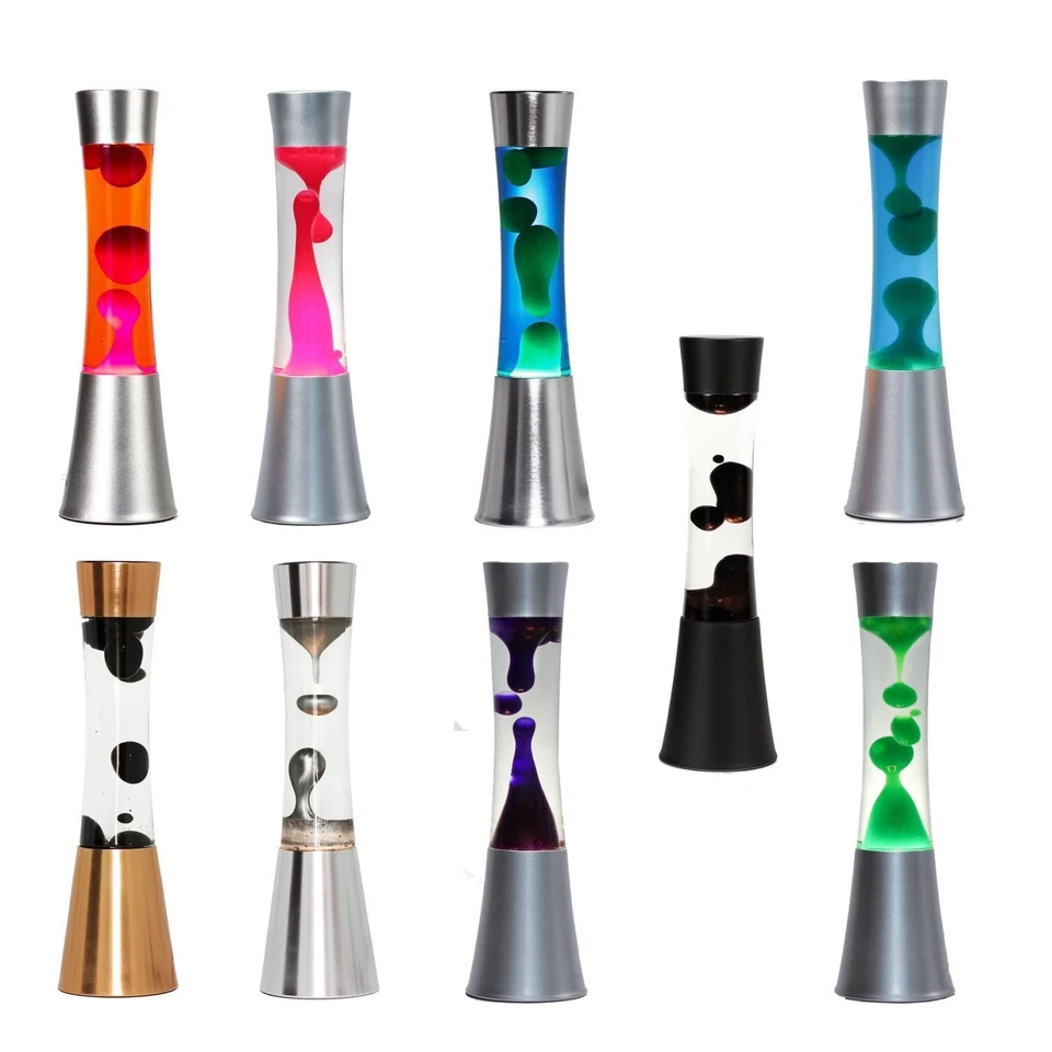 Lampada Lava Retro Da Tavolo SANDRO Inclusa Lampadina Magma Decorazione Luce - Immagine 1 di 1