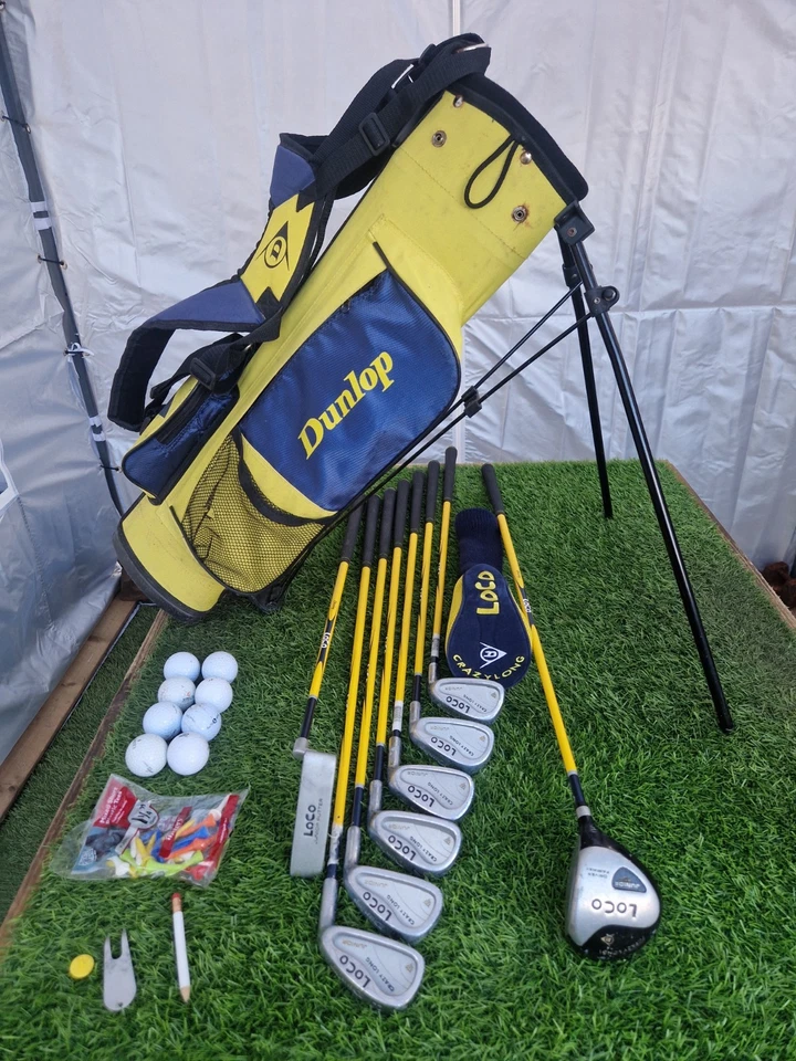 Dunlop LoCo Junior Golf Club Set & Stand Bag - 5 - 8  Years - Right Handed - Image 1 of 4