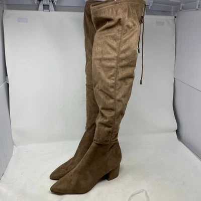 Steve Madden Over the Knee Stretch Suede Boots Womens Size 6.5 - Image 1 of 4