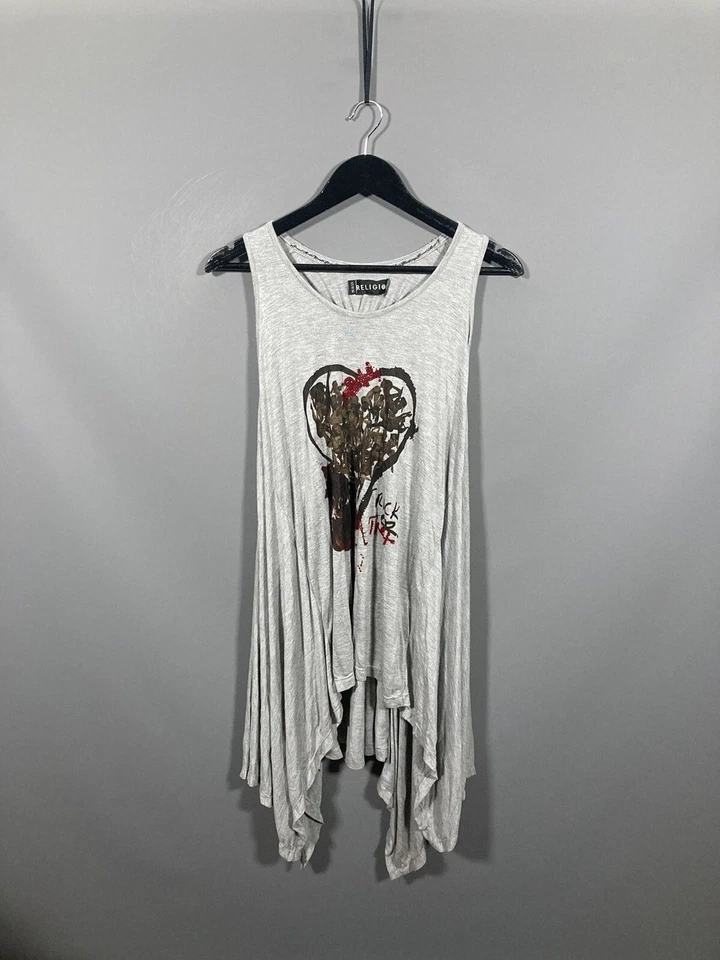 Top RELIGION - Talla XS - Gris - Excelente Estado - Mujer’s Foto 1 de 4