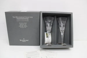 PEACE WATERFORD CRYSTAL THE MILLENNIUM COLLECTION A TOAST TO THE YEAR 2000 - Bild 1 von 11