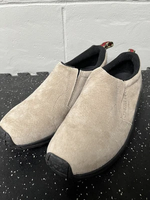 Zapatos sin cordones Merrell Jungle Moc para hombre talla 9,5 beige gamuza Foto 1 de 4