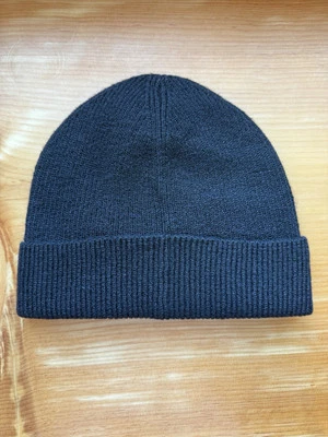 NUEVO CON ETIQUETAS J.CREW Gorro Supersuave Negro Para Hombre | TALLA ÚNICA | $49.50 Foto 1 de 4