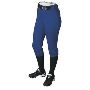 DeMarini Fierce Women's Fastpitch Softball Pant - Royal - Large - Picture 1 of 1