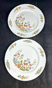 Aynsley Cottage Garden Group of 2 Dinner Plates - Picture 1 of 7
