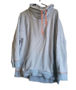 Jones New York Sport Sweatshirt mit Stehkragen 1/4-Reißverschluss babyblau Damen 2X  - Bild 1 von 8