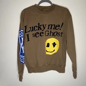 Lucky Me I See Ghosts Smiley Face Kanye West KSG Camp Flog Gnaw Sweatshirt - Picture 1 of 4