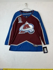 Colorado Avalanche Fanatics Women's Home 2022 Stanley Cup Final Breakaway Medium - Picture 1 of 7