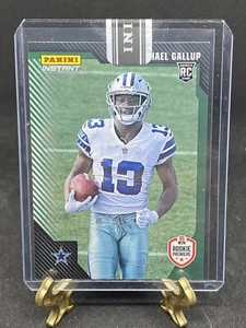 2018 Panini Instant NFL Rookie Premier #24 Michael Gallup RC GREEN SSP 6/10 - Picture 1 of 2