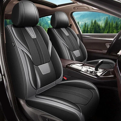 Front Rear Car 5-Seat Covers Protector Pu Leather For Chevrolet Sonic 2012-2020 Foto 1 de 4
