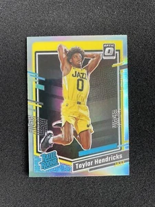 2023-24 Donruss Optic Taylor Hendricks Rated Rookie Prizm #233 Utah Jazz - Picture 1 of 2