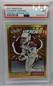 2021 Prestige Heroes Deandre Hopkins Orange /75 PSA 9 🔥🔥🔥 - Picture 1 of 2