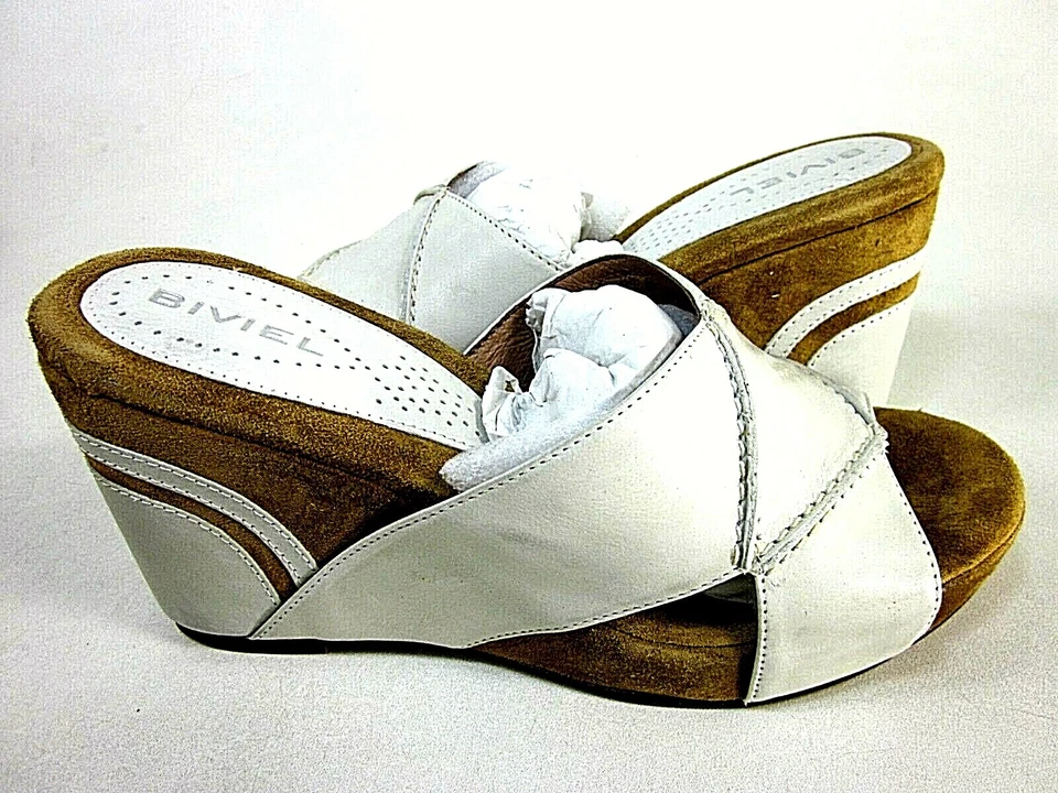 Sandalia para mujer Biviel BV3109 Art Ibiza Bianco 38 BR/7,5 M EE. UU. Foto 1 de 4