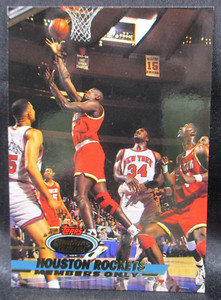1993 Topps Stadium Club Members Only Houston Rockets Best Start Basketball Card