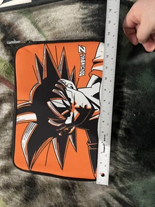 Dragon Ball Z Laptop Case Sleeve Orange Black Carry Case - Photo 1/5