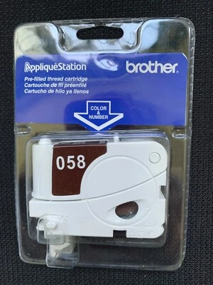 Brother Applique Station Pre-filled Thread Cartridge Color 058 Brown TAC058 - Image 1 of 2