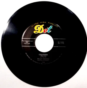 BILLY VAUGHN - Cimarron / You're My Baby Doll- Vinyl 45rpm 1958 45-15836 - Imagen 1 de 4