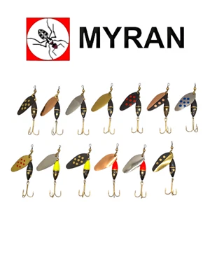 MYRAN Panter Spinner Blinker alle Varianten / Größen Forellenangeln Barschangeln - Bild 1 von 4