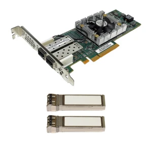 Lenovo QLogic QLE2662-LNVX Dual-Port 16Gb PCIe x8 FC 00Y3344 FP +2x GBICs - Bild 1 von 5