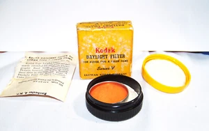 Kodak Series V Skylight Series 5 Filter with Box, Vintage Photography Equipment - Picture 1 of 5
