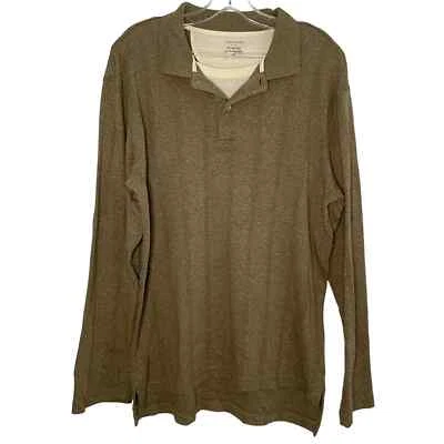 Covington Long Sleeve Shirt Men's Size M Brown Preppy Casual Basic  - Image 1 of 4